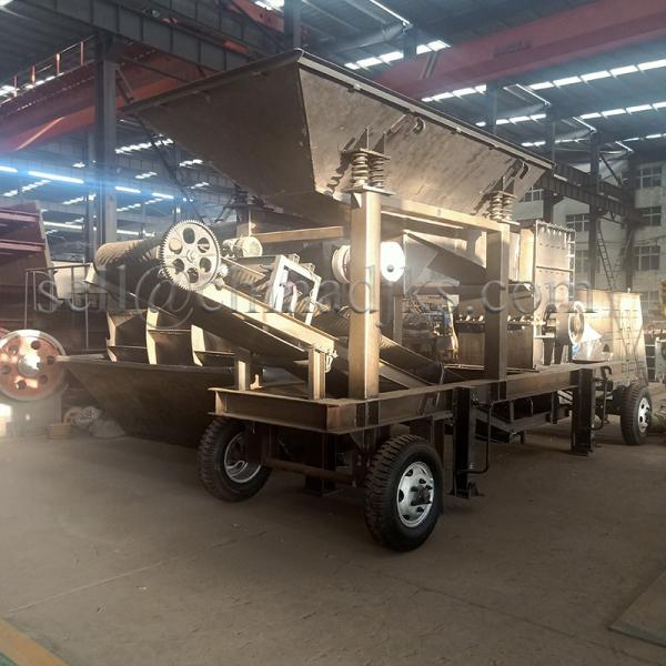 Mini Box Hammer Crusher modificado para requisitos particulares 100t/H portátil