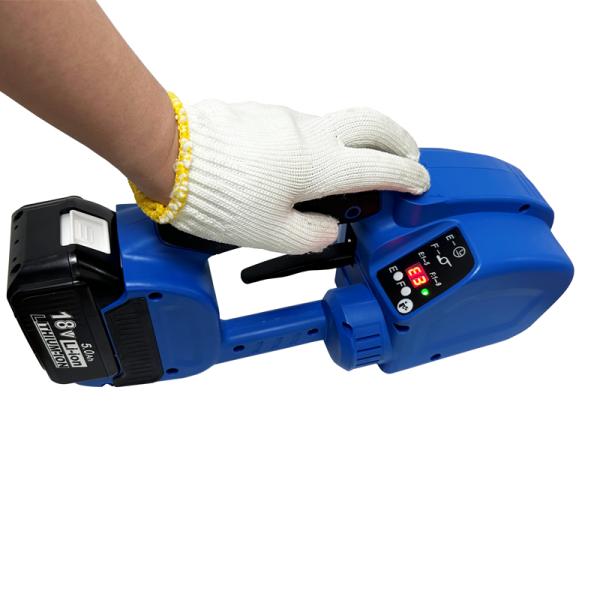 Electric Strapping Tool with 500-3200N Tension Force and Li-ion 18V Battery for Heavy Duty Packaging