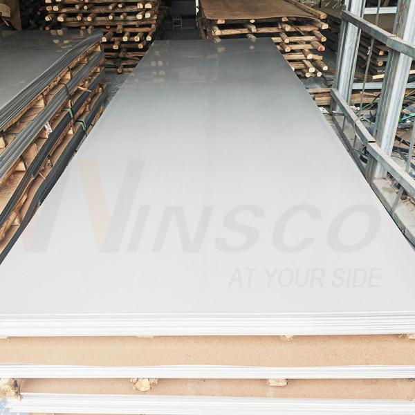WinscoMetal 4Ftx8ft 0.6mm Thick 201 Grade Inox Metal Sheet 1220mmx2440mm Stainless Steel 2B Mill Finished Plate