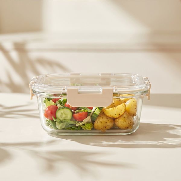 FDA/LFGB Borosilicate Glass Containers With Lid For International Retail & Chain Stores