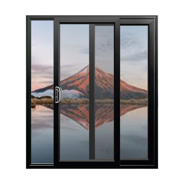 Balcony Or Patio Soundproof Heavy Duty Aluminium Sliding Doors 6063-T5 Material