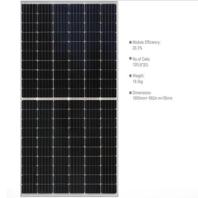 2020 mono células solares da venda quente uma categoria 6x20 5BB 10 anos de preço baixo 315W 320W 335W da garantia