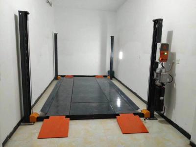 AA4C 4 post 2 cars parking lift auto storage lift four columns automotive lift  2.7T 3.6T