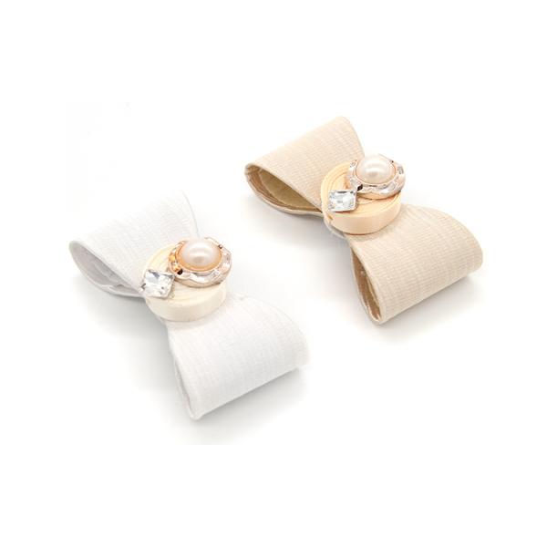 Pearl Simple Style Shoes Decoration Accessories Nickle / Black / Gold Color