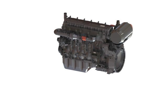 YC6KN Biogas Engine  13.9L Power Pack Engine Water Cooled Exhaust Gas Turbocharger
