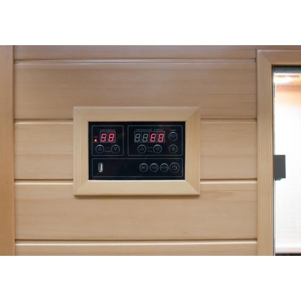 Single and Double Steam Bath Tourmaline Computer Control Panel Sweat Room Home Sauna Room Far Infrared Bathtub Detox