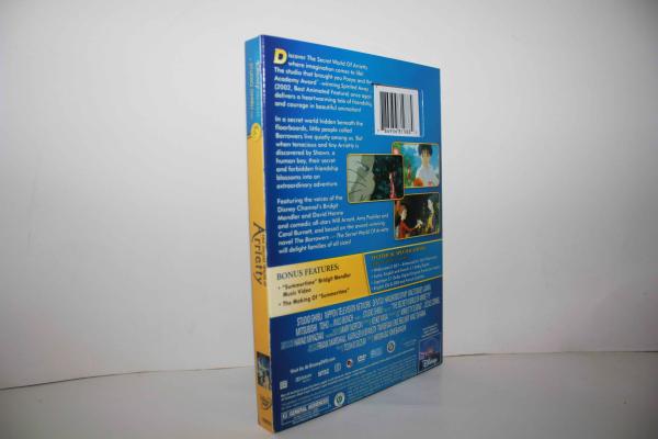 Free DHL Shipping@Disney Cartoon DVD Moveis The Secret World of Arrietty Wholesale!!