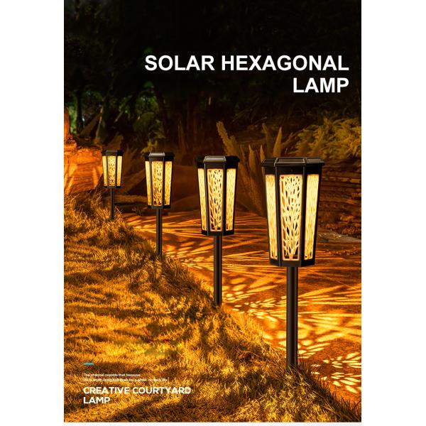 Auto On-Off Solar Powered Garden Decorative Lights IP65 for Walkway Illumination