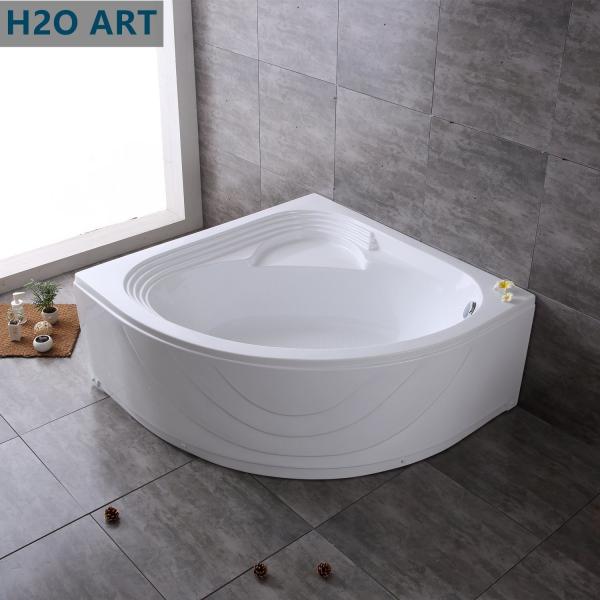 Leg Tubs Structure Acrylic Corner Bathtub with Removable Panel and Skirt Disassembled