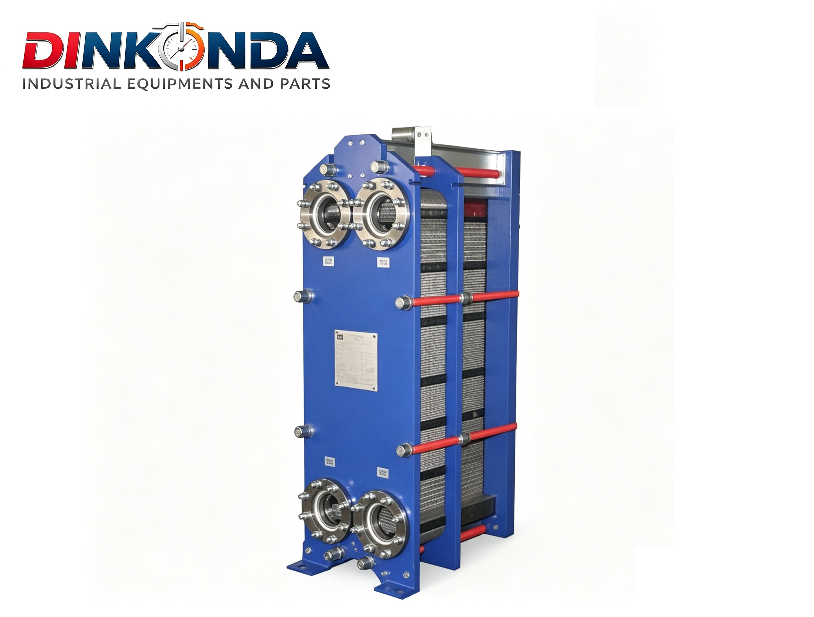 IP67 Semi Welded Plate Heat Exchanger Detachable High Pressure Flange PHE
