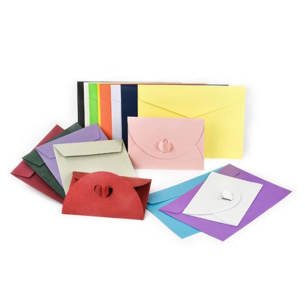 Brown/White Kraft Paper Self-adhesive Board Backed Window Envelopes for Promotion