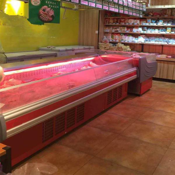Top Open 200L 8ft Deli Meat Display Case For Store