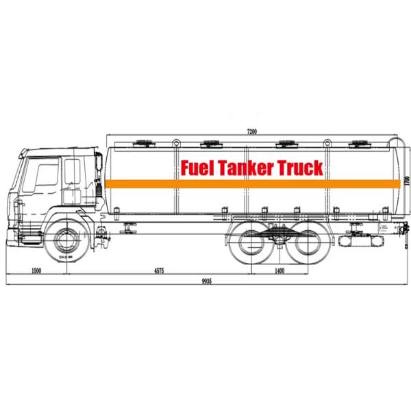 Тележка топливного бака 336 ЕВРО 2 ХОВО, тележка нефтяного танкера 25КБМ 20 тонн полезной нагрузки