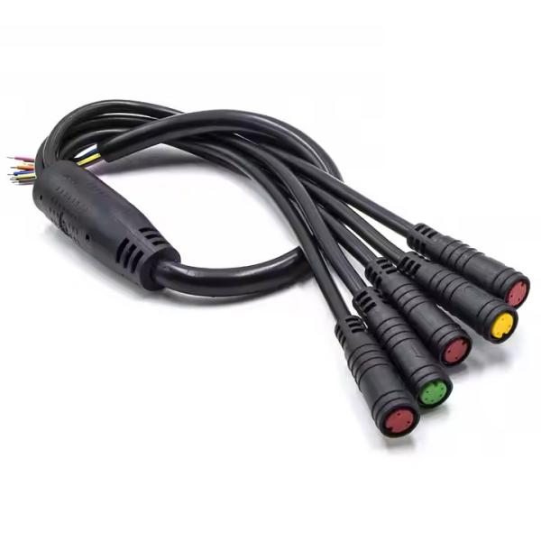 M8 Electric Bike Connectors Female Male Electrical Waterproof Connectors 2 3 4 5 6 Pin