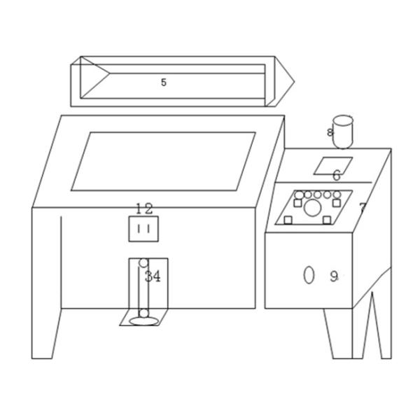 Button Type Salt Spray Test Chamber with Glass Salt Spray Nozzle Auto Testing Machine