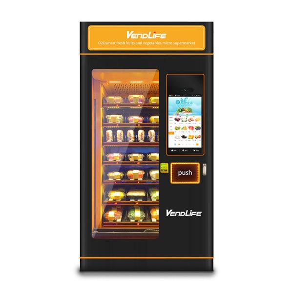 De Vendlife máquina de venda automática automática da bebida dos legumes 2021 e dos frutos recentemente fresca para o shopping e o mercado