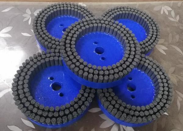Composite Disc Silicon Carbide Brush / Abrasive Filament Brushes High Density