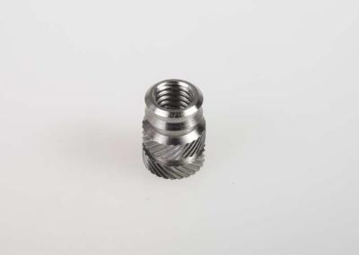 Precision Knurled Stainless Steel Nuts Micro Machining For Equipment Parts