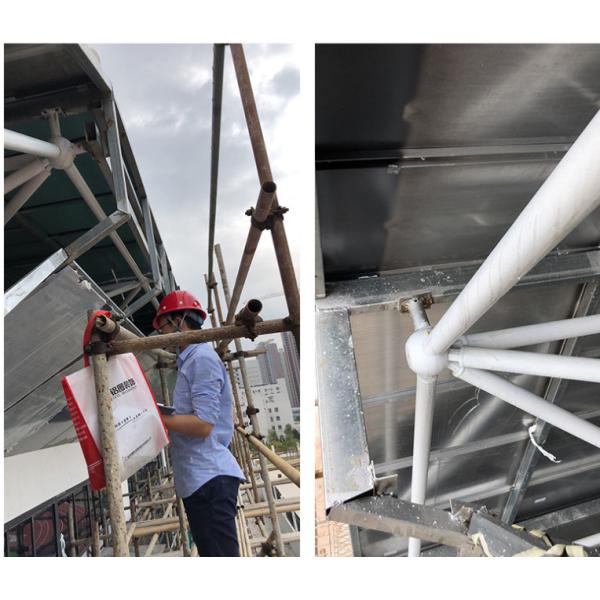 Tamaño convencional Veneer de aluminio cepillado con aleación AAMA33003 estándar