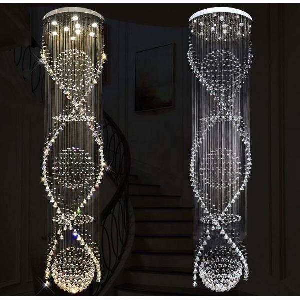 Стеклянная роскошная хрустальная люстра приведенная для обедать изготовленная на заказ большая современная нордическая свадьба