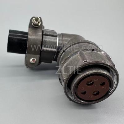2PM-22 Series 4 Pin Female Angled Cable Plug Unshielded 2РМТ22КУН4Г1В1В