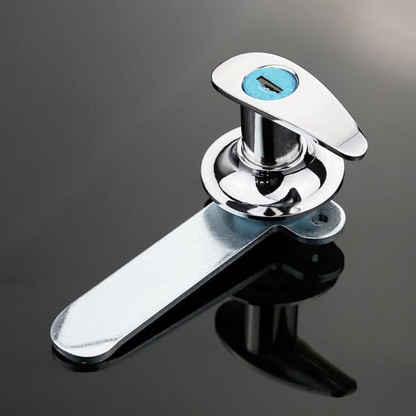 Zinc Alloy Chrome Coated Cabinet Handle Lock OEM Service For Industrial Cabinet