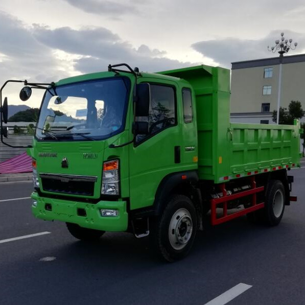 High quality SINOTRUK HOMAN 4x2 12 ton small garbage cargo trucks light duty tipper used dump delivery truck