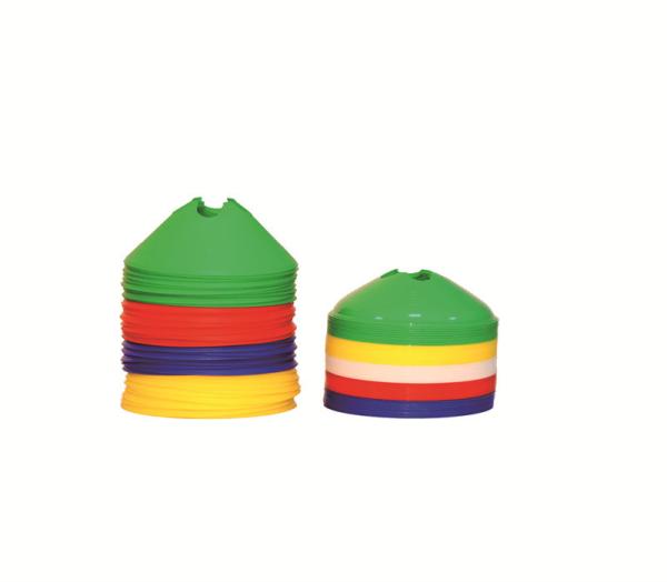 Customized Size Tourtop Soccer Football Basketball Kids Field Marker 50pcs Discs Sport Soccer Agility Cones