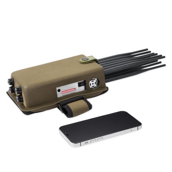 12 Antennas Multifunctional Mobile Phone Signal Jammer Blocking 2G 3G 4G 5G GPS L1 WIFI Lojack Signals