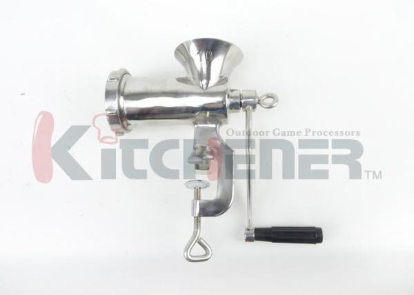 Manual Food Grinder For Deer Beef Pork , Hand Meat Blender Machine With Three Stuffing Tubes