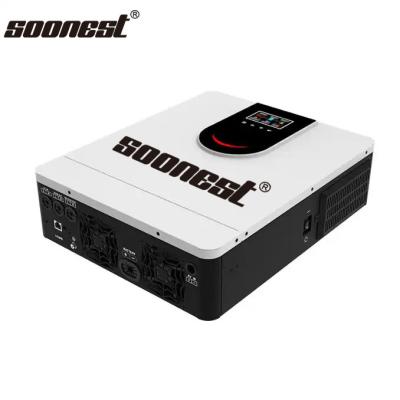 Manufacturer Reasonable Price 5Kw Hybrid 120A. 24V Single Phase Design Wholesale Price 6Kw Off Grid Solar Inverter
