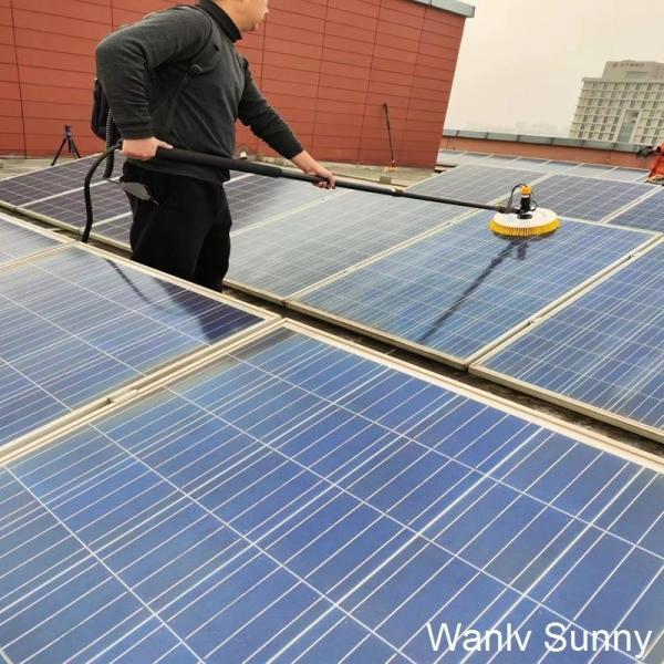 Wanlv Sunny Electric Rotating Brush for Photovoltaic Panels Cleaning Aluminum Alloy Material Artificial Control