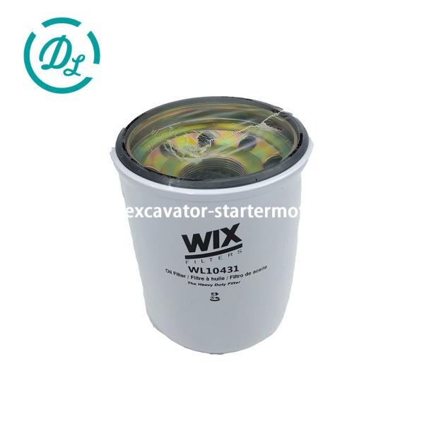 EexcavaStart WIX WL10431 Oil Filter for Excavators OEM Metal Canister