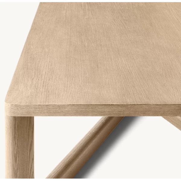 Living Room Modern Solid Wood Coffee Table Customized Lightweight 450mm