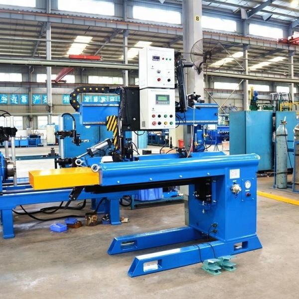 Automatic Longitudinal Seam Welder Equipment 500A MAX For Pipes Box And Cones