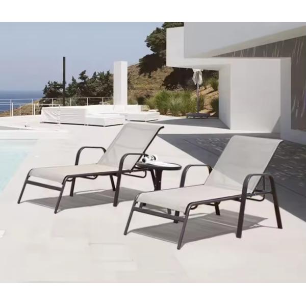 Outdoor Beach Sun Lounger with Customized Design and Foldable Feature