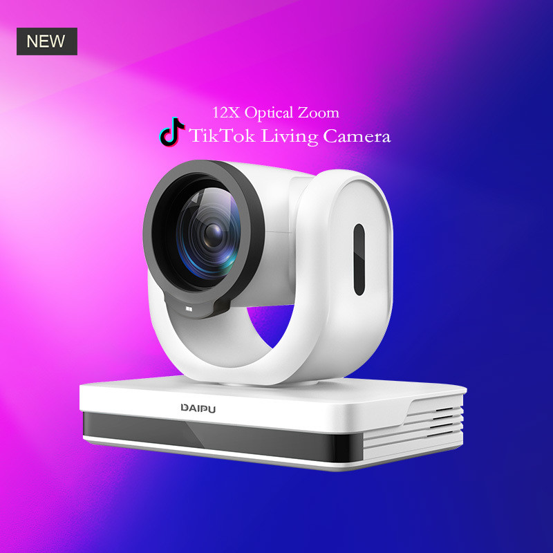 Live Streaming System DAIPU PTC-Q10 Camera with 1080P Resolution and 12X Optical Zoom