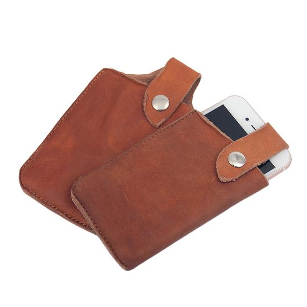 Natural Genuine leather wallet case for Apple iphone 7 plus premium real leather iPhone 7 case Vintage