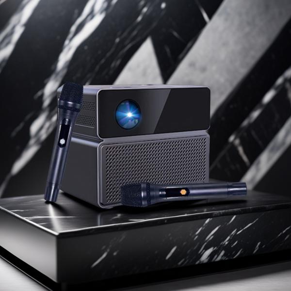 Ehomm T1 Karaoke Android 1080P Projector , Smart Home Theater Projector 200 ANSI Lumens