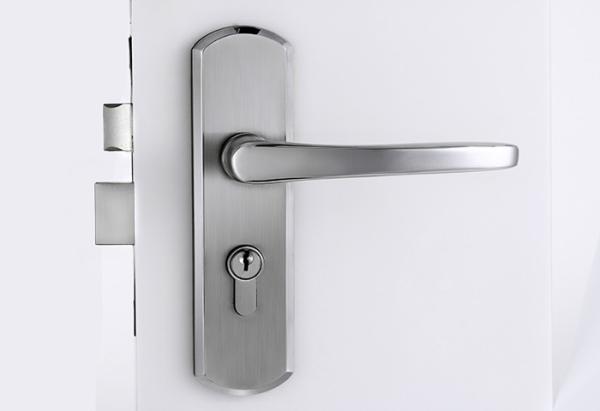 Bloqueio de alavanca Mortise Bloqueio de porta de aço inoxidável BD5050 / 5050A Dois parafusos