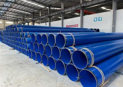 ASTM A106 3LPP Coated Steel Pipe Plain End / Bevelled End Burr Removed