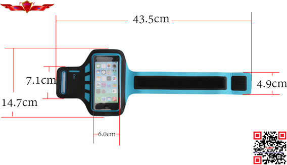 Hot Selling Outdoor Sports Armband Case For Iphone Card Holder/Key Pouch Yes Multi Color