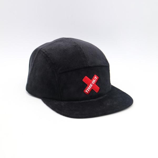al por mayor snapback impermeable corriendo cinco paneles campamento gorra de béisbol gorra deportiva corduroy 5 paneles gorras y sombreros