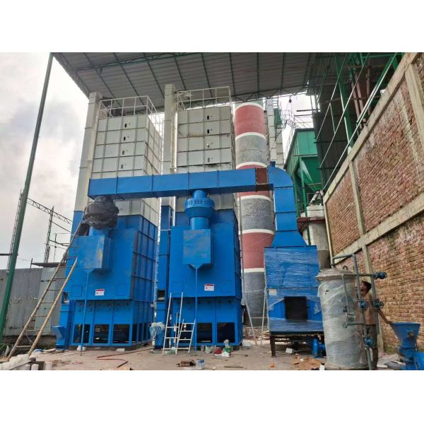 Cyclonic Furnace Mechanical Rice Dryer Machine Low Temperature Circulating