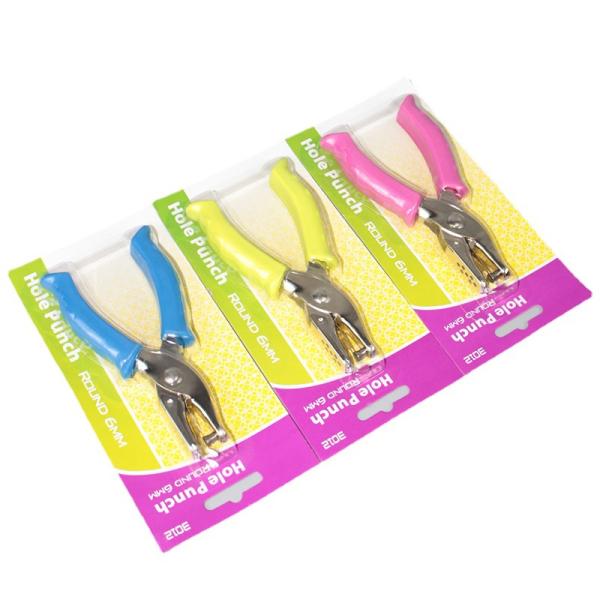 Зелёный ручной перфоратор для самодельного изготовления Карточка No отверстий 1 16 мм Круг металлического бумажного перфоратора