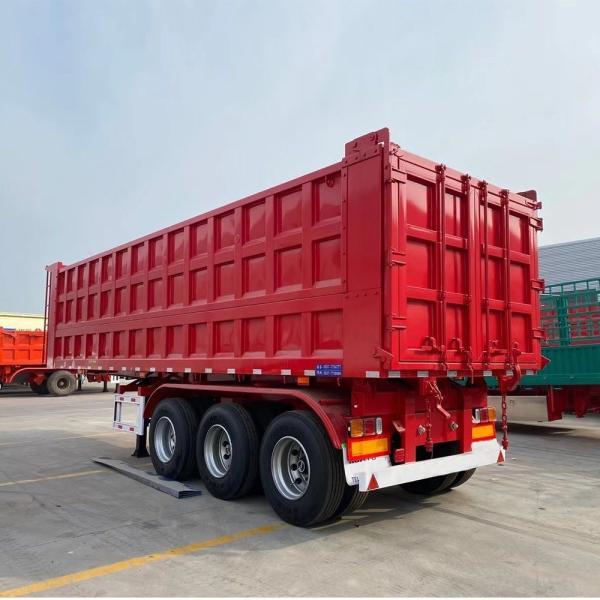 ABS Anti-lock Braking System Tri-Axles 30-80 Tons 40cbm Dump Trailer for Utility Needs