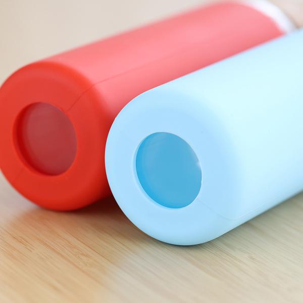 500ml Portable Glass Water Bottle Bamboo Lid Odor Free Heat Resistance