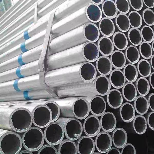 API Certified Q235 Galvanized Black Seamless Gas Pipe for Fluid Iron 18mm Thickness Hot Galvanized Surface