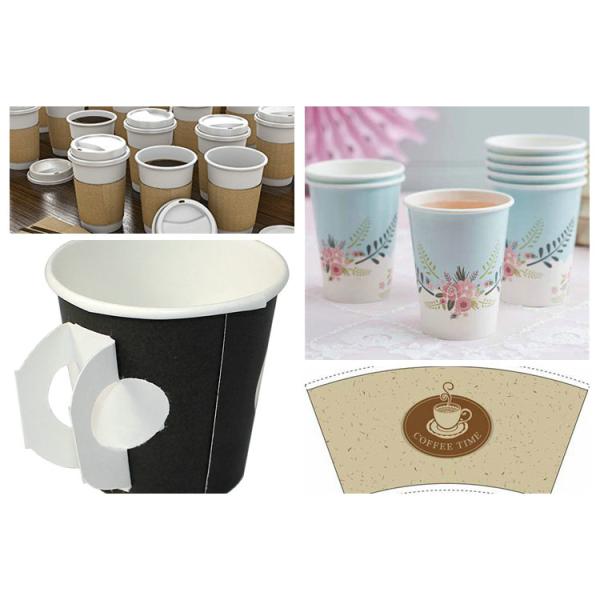 100% Virgin Pulp Biodegradable Uncoated Paper Cup Material 170 - 300gsm FDA