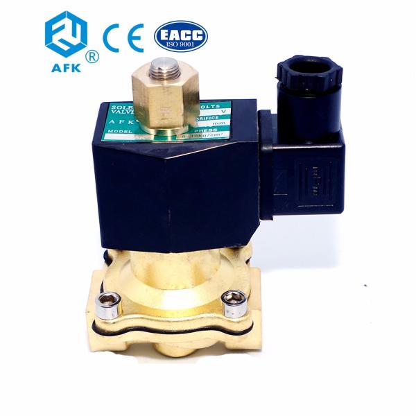Дюйм клапана соленоида 1/2 газа ДК 12В низшего напряжения латунный электрический